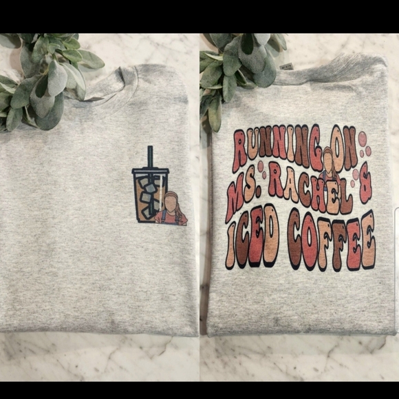 Mama shirt ms rachel and iced coffee cute popular retro toddler mom - Picture 1 of 1